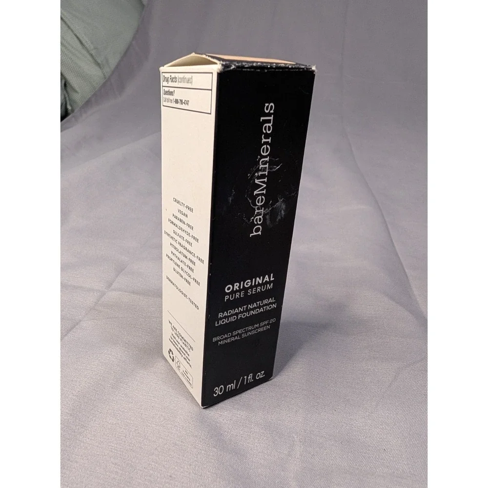 BareMinerals‎ Original Pure Serum Liquid Foundation SPF 20 Fair Cool 1 Exp. 1/26